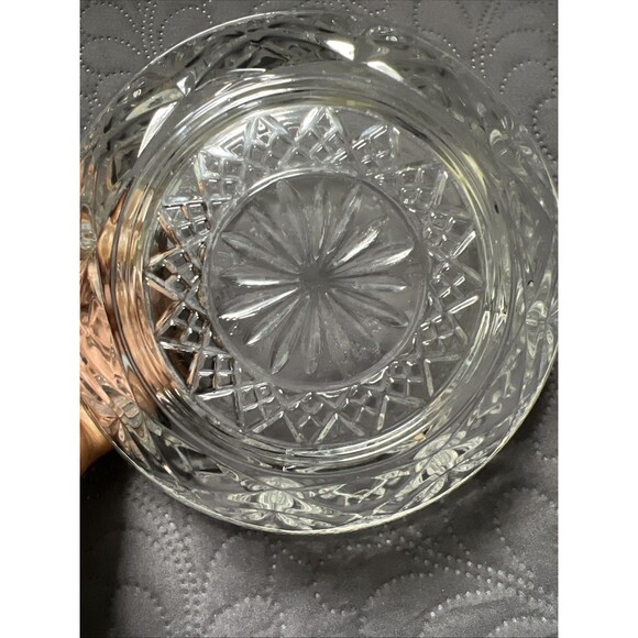 6pc Cristal D'Arques Durand Vintage Clear Glass Salad Fruit Snack Bowls 5 1/2" - Picture 7 of 7